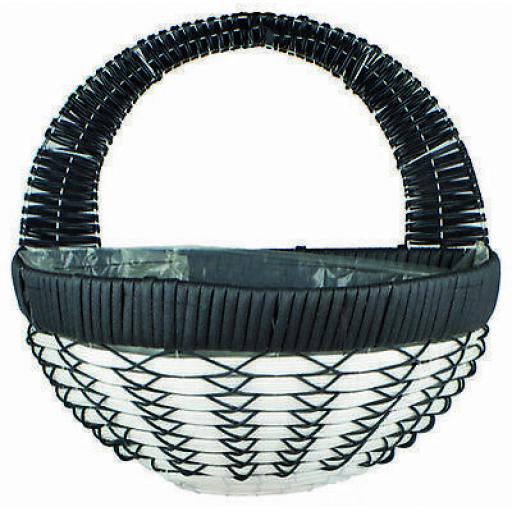 Emie Shan All Weather Wall Basket Round 12 inch and 14 inch