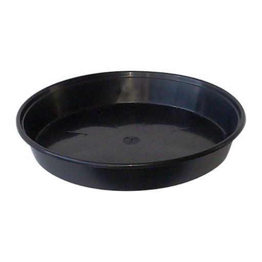 PLASTIC FENICE SAUCERS. 18/20/25/30/35/40/45/50cm COLOUR BLACK.