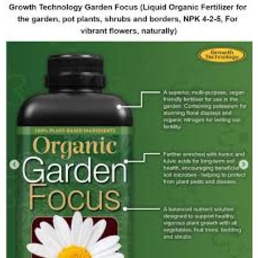 ORGANIC GARDEN FOCUS 1LT