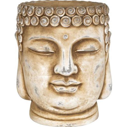 Cement Planter Buddha Head Medium